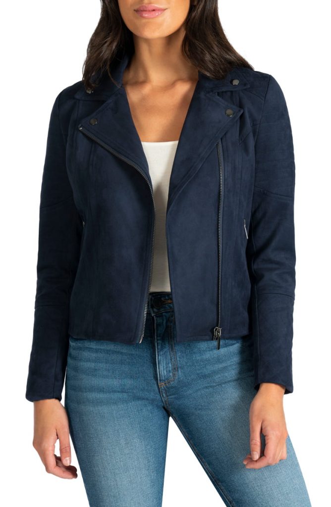 KUT from the Kloth Quilted Panel Moto Jacket - Nordstrom Anniversary Sale