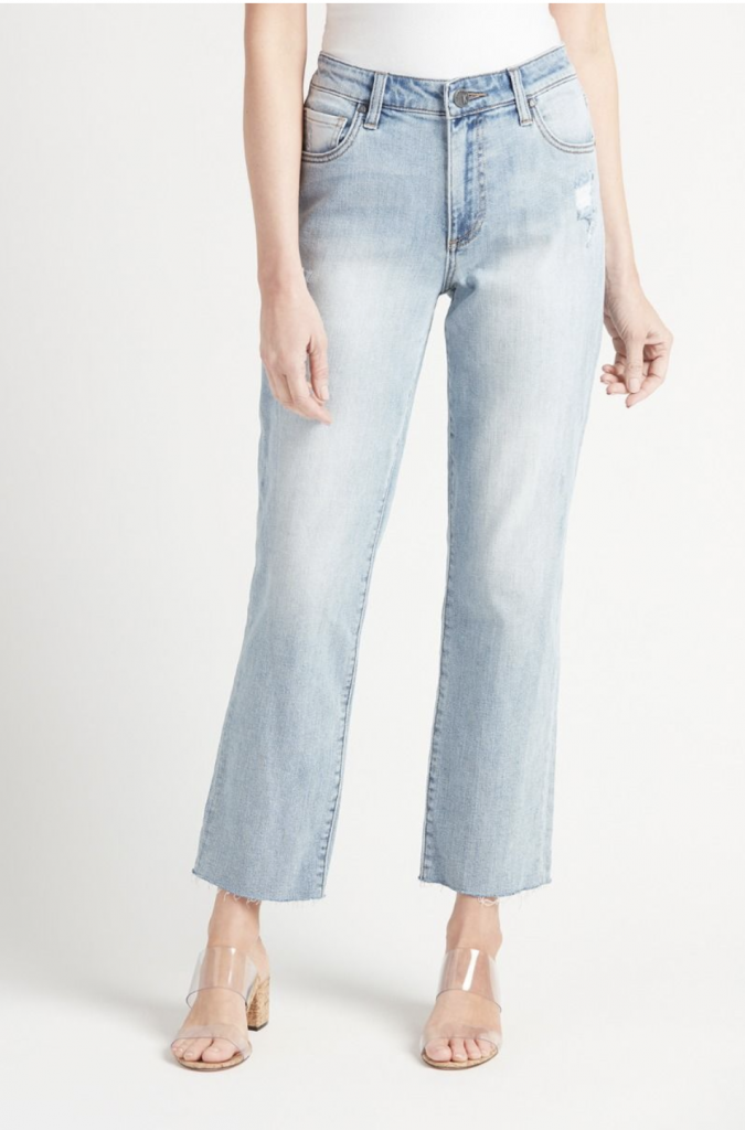 kut from the kloth reese ankle wide leg denim