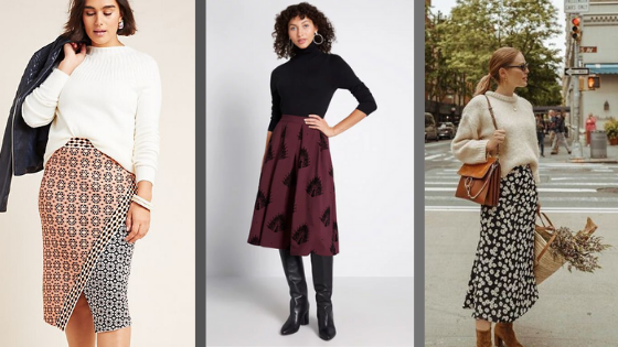 Sweater and Skirt Combos you MUST try ...
