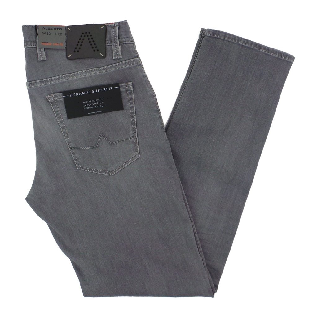 Alberto Pipe 1587 Gray Jeans for a video-ready work wardrobe for men