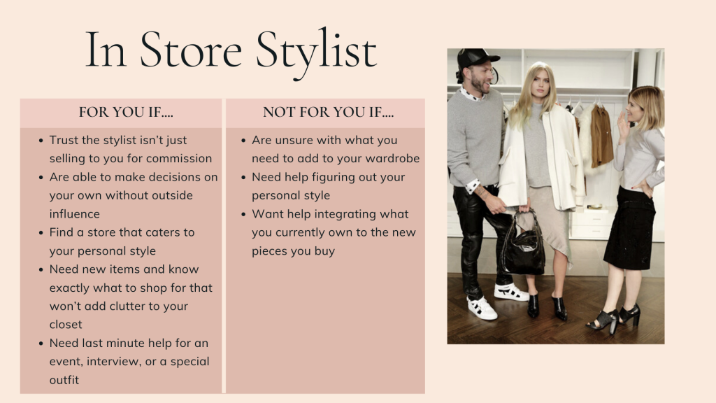 Personal Shopping Suites : personal shopping