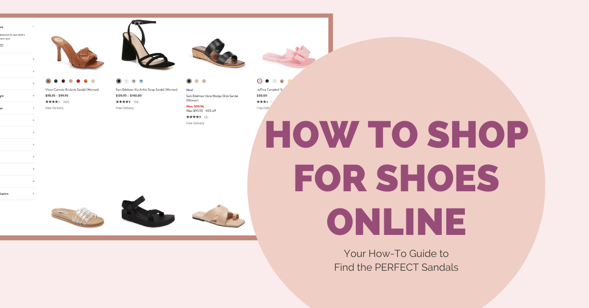 how to shop for shoes online